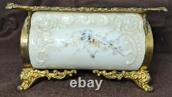 Rare Wave Crest C. F. Monroe Vanity Trinket Comb and Brush Holder