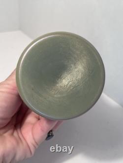 Rindskopf Bohemian Art Nouveau Green Iridescent Pull Feathers Vase Circa 1920 Rindskopf Bohemian Art Nouveau Green Iridescent Pull Feathers Vase Circa 1920