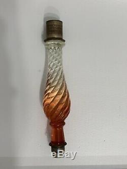 Rose Tinte Baccarat Crystal Glass Candelabra Candlestick Parts
