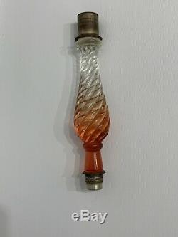 Rose Tinte Baccarat Crystal Glass Candelabra Candlestick Parts