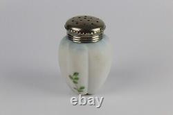 SMITH BROTHERS? Melon Shaped SUGAR SHAKER MUFFINEER? Pink Floral Ca 1890s