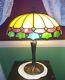 Slag Leaded Glass Lamp Antique Empire Handel Tiffany Arts & Crafts Victorian