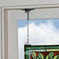 Stained Glass Panel Dragonflies Dance Dragonfly Window Hangings Treatments