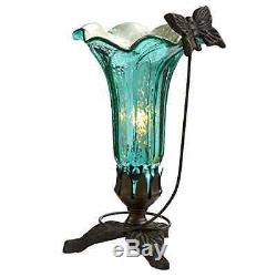 Stained Glass Table Lamp Accent Light Desk Art Deco Mission Craftsman Victorian