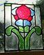 Stained Glass Window Art Nouveau Late Victorian Antique 1895 Scottish Made