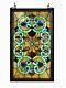 Stained Glass Window Panel Art Tiffany Style Hanging Wall Home Decor 17 X 28