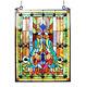Stained Glass Window Panel Tiffany Style Hanging Wall Home Art Decor 18 X 24