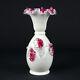 Stevens & Williams Peachblow W Grapes Vase Antique Victorian Cased Art Glass 10