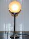 Stunning Original 1930 Art Deco Glass And Chrome Plated Table Lamp Very Stylish