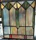 Super Antique Victorian Art Deco Leaded Slag Stained Glass Window