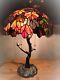 Tiffany Stained Glass Victorian Tree Branch Accent Lamp Art Deco Nouveau Nib
