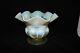 Ts Victorian John Walsh Walsh Iridized Finish Vaseline Opalescent Footed Bowl