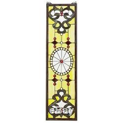 The Belvedere Tiffany-Style Design Toscano Hand Crafted Stained Glass Window