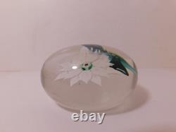 Uncommon & Lovely Boston & Sandwich White Double Poinsettia Pre 1900 Paperweight Uncommon & Lovely Boston & Sandwich White Double Poinsettia Pre 1900 Paperweight