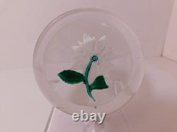 Uncommon & Lovely Boston & Sandwich White Double Poinsettia Pre 1900 Paperweight Uncommon & Lovely Boston & Sandwich White Double Poinsettia Pre 1900 Paperweight
