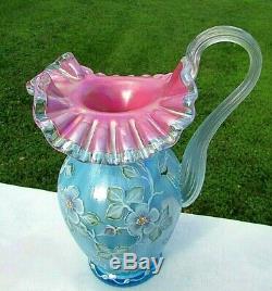 Very Rare FENTON 1995 Connoisseur Collection Victorian Art Glass Pitcher 2796ZM