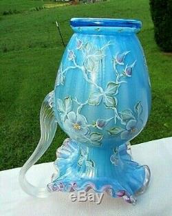 Very Rare FENTON 1995 Connoisseur Collection Victorian Art Glass Pitcher 2796ZM