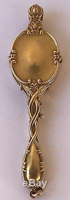 Victorian 14K Gold Diamond Art Nouveau Enamel Women Face Lorgnette Opera Glass