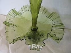 Victorian Antique Art Glass Epergne