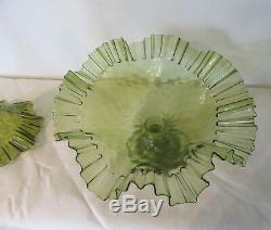 Victorian Antique Art Glass Epergne