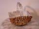 Victorian Antique Art Glass Webb Or Stevens And Williams Basket