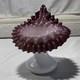 Victorian Art Glass Hobnail Jack In Pulpit Vase Plum Cased Purple