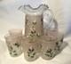 Victorian Art Glass Lemonade Set Fenton Style