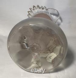 Victorian Art Glass Lemonade Set Fenton Style Victorian Art Glass Lemonade Set Fenton Style