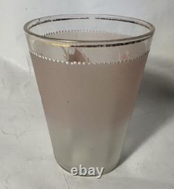Victorian Art Glass Lemonade Set Fenton Style Victorian Art Glass Lemonade Set Fenton Style