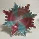 Victorian Art Glass Two-color Spangle Bowl