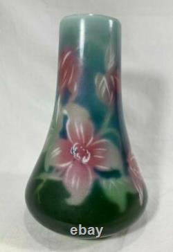 Victorian Art Nouveau Pittsburgh Lamp Art Pottery Vase