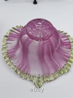 Victorian Condiment/ Relish Set/ Vaseline Glass Victorian Condiment/ Relish Set/ Vaseline Glass
