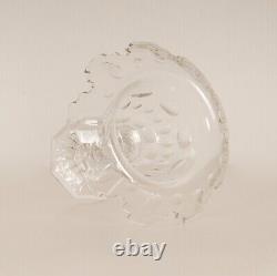 Victorian Cut Glass Vase Crystal Coupe Ginger Jar Footed Drageoir Compotier