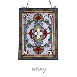Victorian Design Stained Glass Window Panel Tiffany Style Home Decor