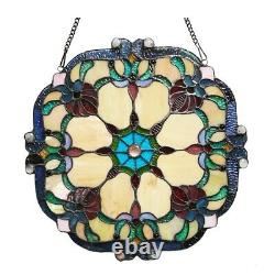 Victorian Design Stained Glass Window Panel Tiffany Style Home Decor