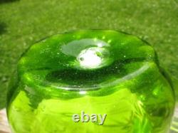 Victorian Green Art Glass Lemonade Pitcher Jug & Tumbler Enamel Blush Dogwood Victorian Green Art Glass Lemonade Pitcher Jug & Tumbler Enamel Blush Dogwood