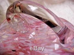 Victorian Northwood Art Glass Pink & White Spatter Water Pitcher Rare item