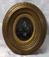 Victorian Painting Of Boy With Musket On Glass Wood Framed Antique Wall Art