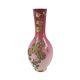 Victorian Peachblow Glass Vase Pink Enameled 10.5 Gold Gilt By Thomas Webb