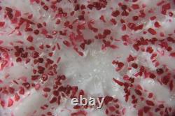 Victorian Steven's and Williams Pink & White Art Glass Basket with Thorn Handled