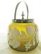 Victorian Thomas Webb Cameo Glass Biscuit Barrel