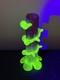Victorian Vaseline Cranberry Uranium Glass Vase