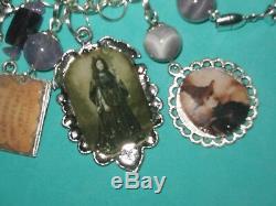 Victorian Witches- Altered Art Statement Charm Bracelet-loaded-chunky