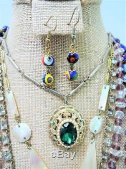 Victorianedwardianglassart Deco Gorgeous Vintage Jewelry Lot