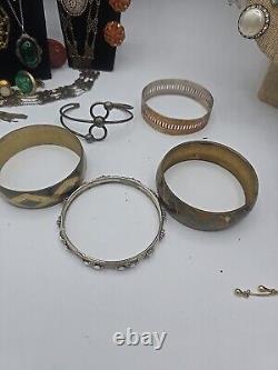 Vintage & Antique Art Deco Victorian Jewelry Lot 129 Pcs W. Germany Japan Korea