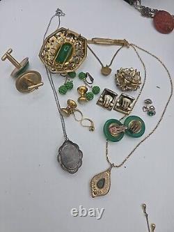 Vintage & Antique Art Deco Victorian Jewelry Lot 129 Pcs W. Germany Japan Korea