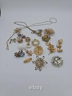 Vintage & Antique Art Deco Victorian Jewelry Lot 129 Pcs W. Germany Japan Korea