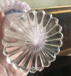 Vintage Antique Victorian Art Glass End Of Day Spatter Glass 10 Vase