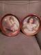 Vintage Beveled Bubble Glass Victorian Wall Art