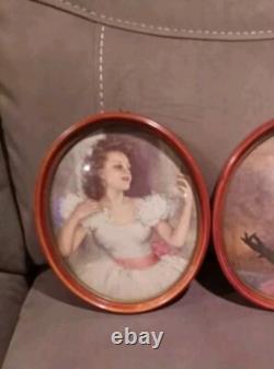 Vintage Beveled Bubble Glass Victorian Wall Art Vintage Beveled Bubble Glass Victorian Wall Art